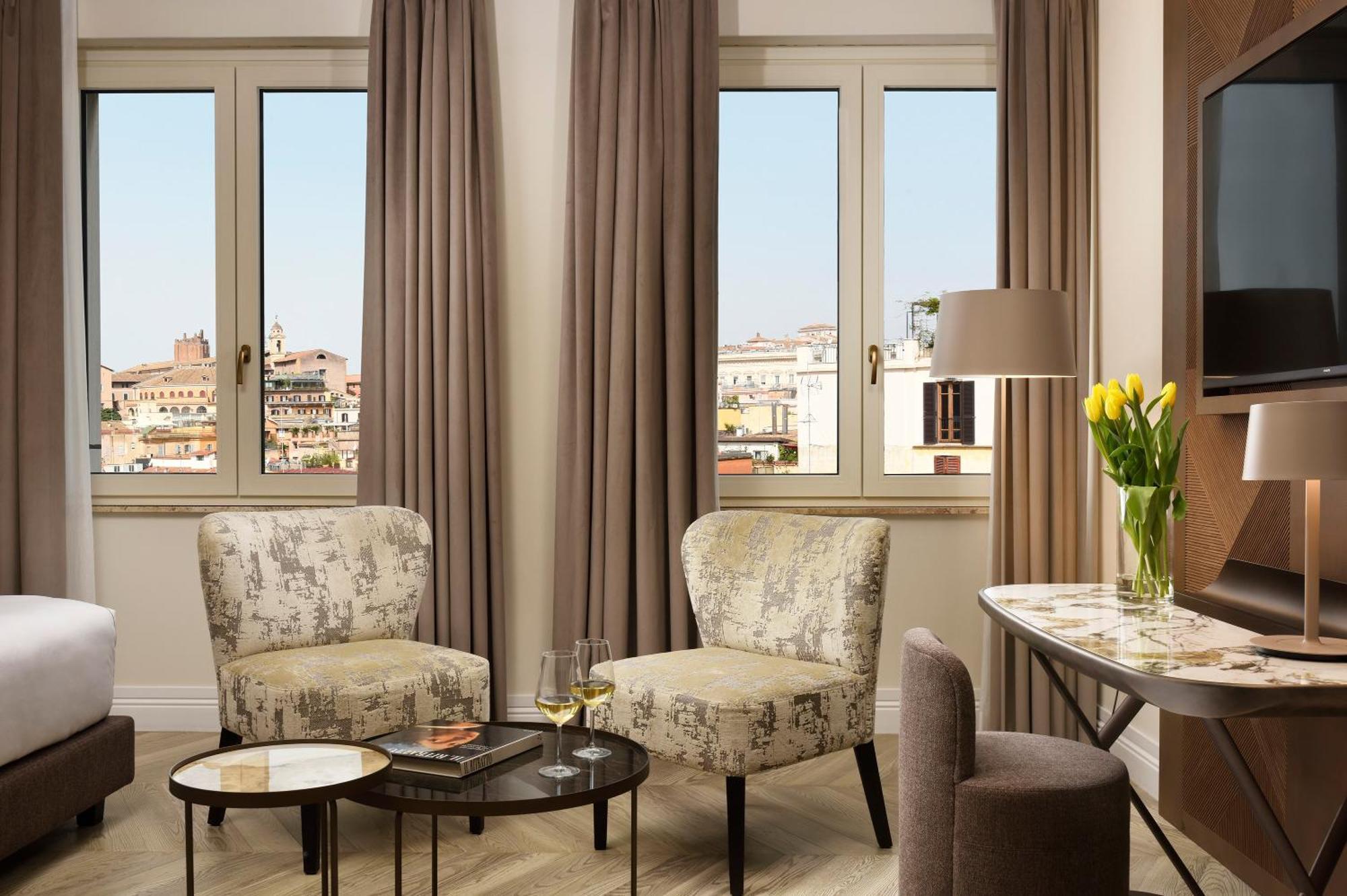 Fh55 Grand Hotel Palatino Rome Bagian luar foto