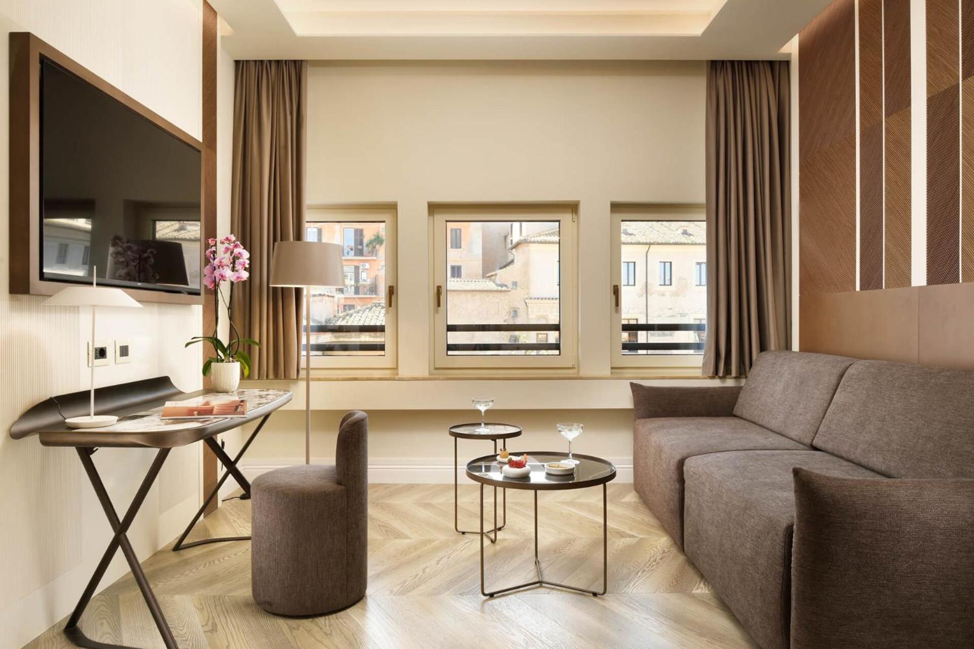 Fh55 Grand Hotel Palatino Rome Bagian luar foto